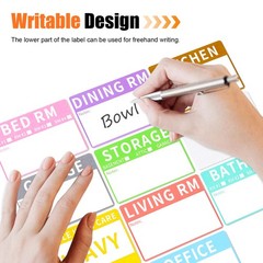 Azureal 540 PCS Moving Labels, 10 Color Coded 2 inch x 3 inch, Multicolor
