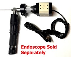 Rigid Endoscope Cystoscope Arthroscope HD USB Camera Head+Coupler+Light Source