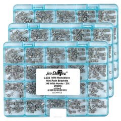 20Set AZDENT Dental Ortho MIM Monoblock Brackets Brace Mini Roth/MBT .022/.018