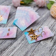Clouds Necklace Card Earring Cards for Display Jewelry Display Hanging Card H…