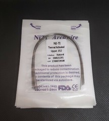 10 Packs Dental Orthodontic Thermal Activated Niti Round Arch Wires Natural Form