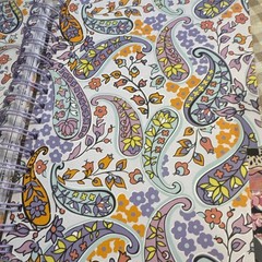 Vera Bradley Non-Dated Large Spiral Planner MADDALENA PAISLEY SOFT 12 Months NIB