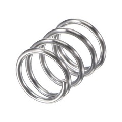 304 Stainless Steel Compression Spring Wire Dia 4mm, L 20-100mm, OD 20-60mm