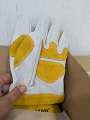 TILLMAN Welding/Heat Protective Glove 4″ Cuff, Cowhide, SZ L 6 Pairs 50L