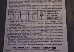 Intermatic T7401B 7-Day Mechanical Time Switch 4-Pole Enclosure