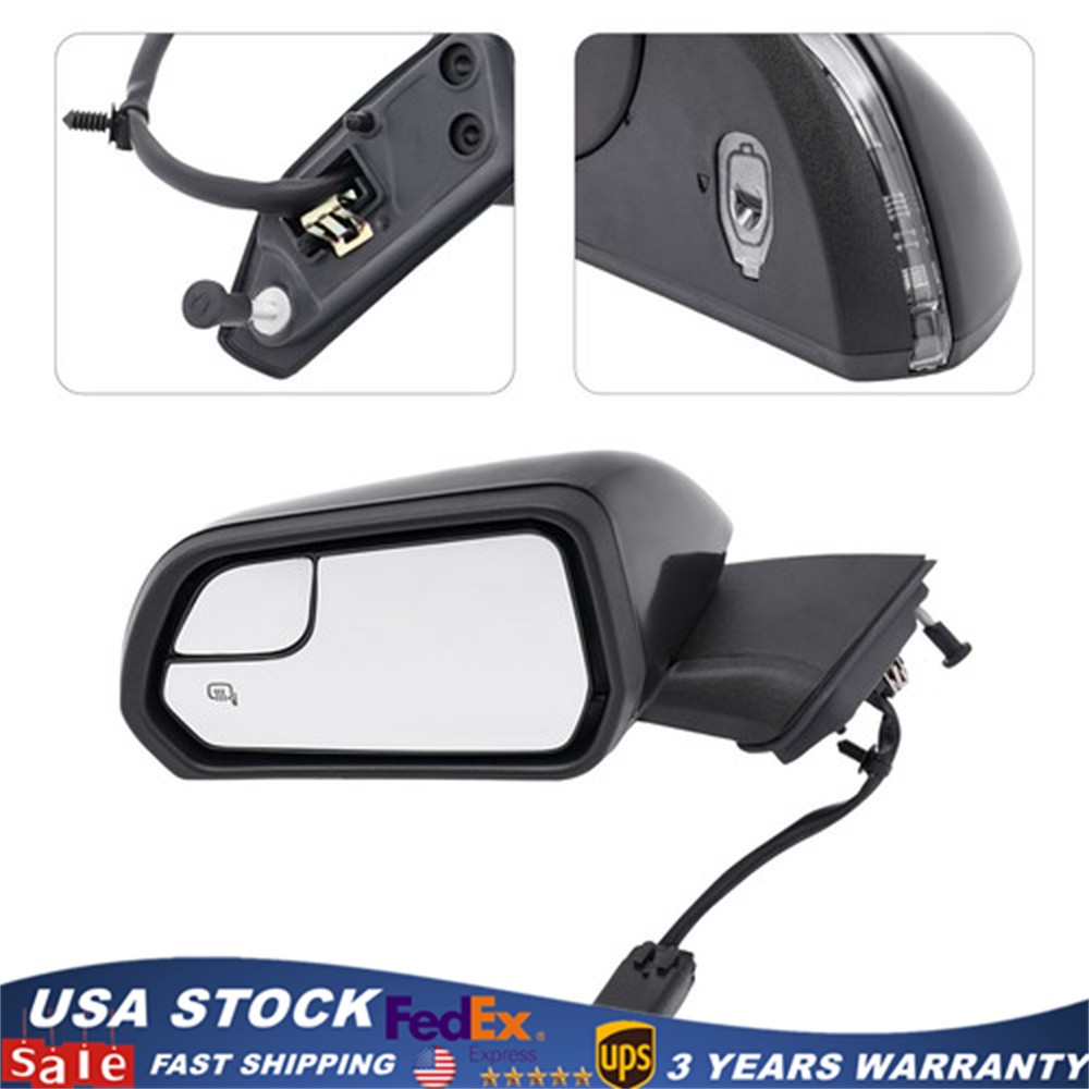 Side View Door Mirror Driver Left Side Power Mirror For 2015-2020 Ford Mustang