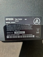Epson TM-T20IV Thermal Receipt Printer USB Ethernet Serial POS