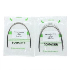5 Packs Dental Orthodontic Staineless Steel Round Arch Wire Ovoid Form 012 Upper
