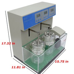 Techtongda Double Cups Equipment Tablet Disintegration Tester 110V 600W