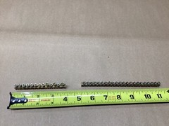 Copper Grounding Bar Tin Plated LOT OF 9 (Different sizes) #122L63