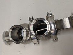 SPX Waukesha W6200013 W62 TT 2 Inch 316L Tri-Clamp Sanitary Divert Valve