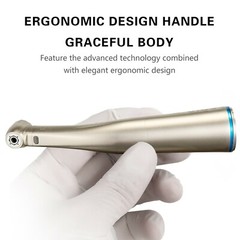 Dental Contra Angle Handpiece 1:1 LED Fiber Optic Low Speed φ2.35mm NSK Style