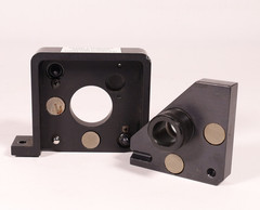(Lot of 5) Kinematic Mirror Filter Mount Laser XYZ Stages + ESI 3570 Shutter