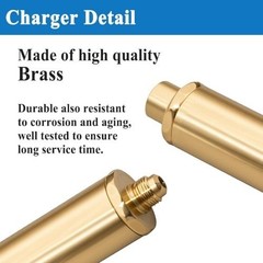 Vapor Charging Low Side Charger for R-410A Gauge, 1/4” Male/Female Fitting, Liq