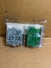 Everbilt 101 Pieces #14-#16 x1 1/2″ Anchors With Screws Phillips/Slotted &Dr.Bt