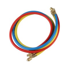 Manifold Gauge Set 3 Color Charging Hoses Large Celsius Display for Car AC HVAC