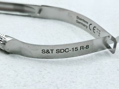 S&T SDC-15 R-8 Dissecting Micro Scissors, Curved 5.5″ – Ultrasonic Cleaned
