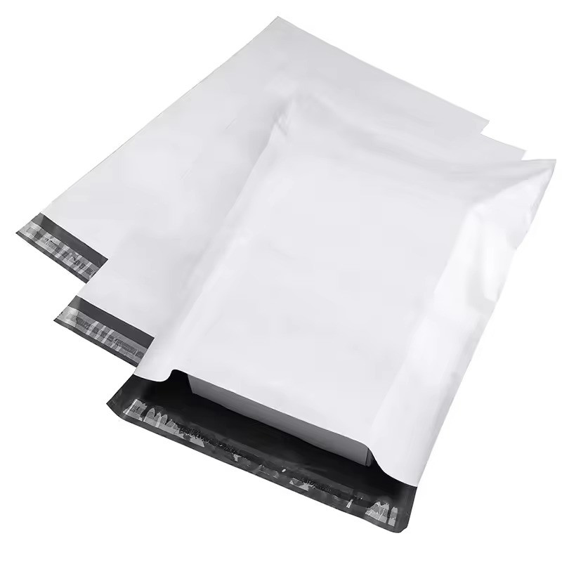 Waterproof Express Packaging Shipping Bag Gray White 17x30cm 100Pcs