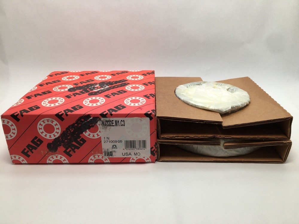 FAG NJ222E.M1.C3 Cylindrical Roller Bearing 110x200x38 mm NJ 222 E M1 C3 NJ22