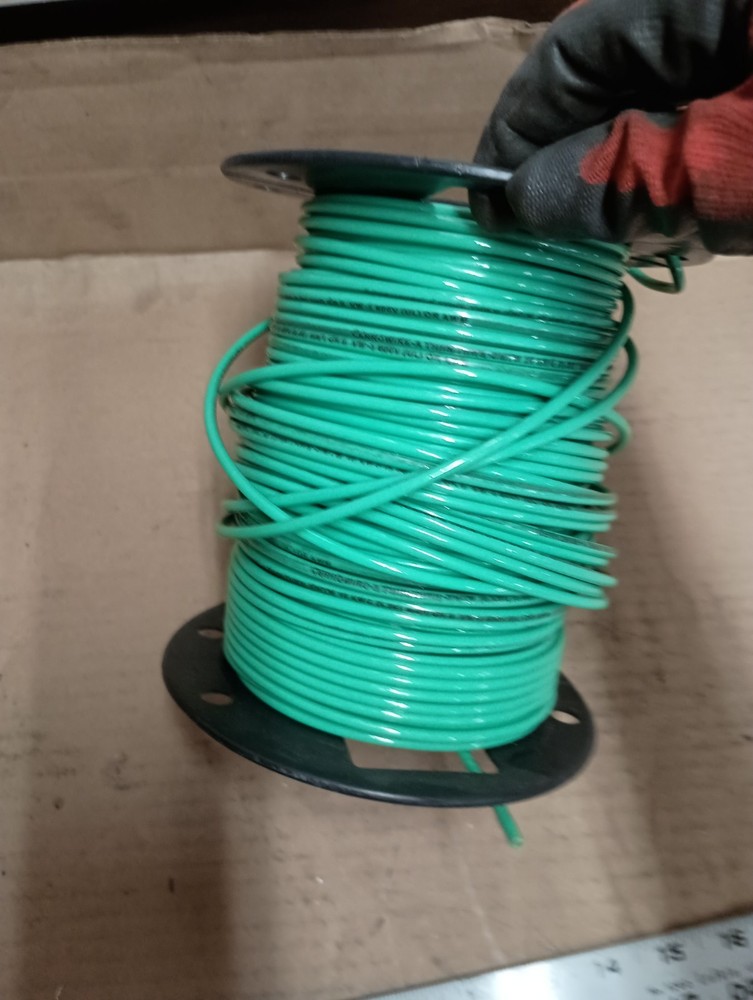 Southwire 350ft 10GA Stranded THHN Wire 30A 600V Green 22975757 Copper