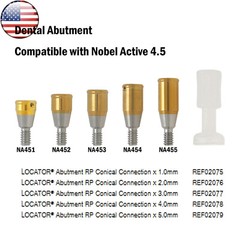 Locator Abutment for Nobel Active Biocare Conical Connection NP/RP 1-5mm Height