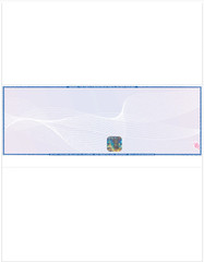 Blank Check Paper, Premium High-Security with Hologram & 22 Security Features