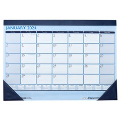 2024 1516 HOD1516 House of Doolittle Contempo Desk Pad Calendar, 18-1/2 x 13″