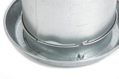 2 Gallon Double Wall Metal Poultry Fount Little Giant Double Wall Metal Poultry