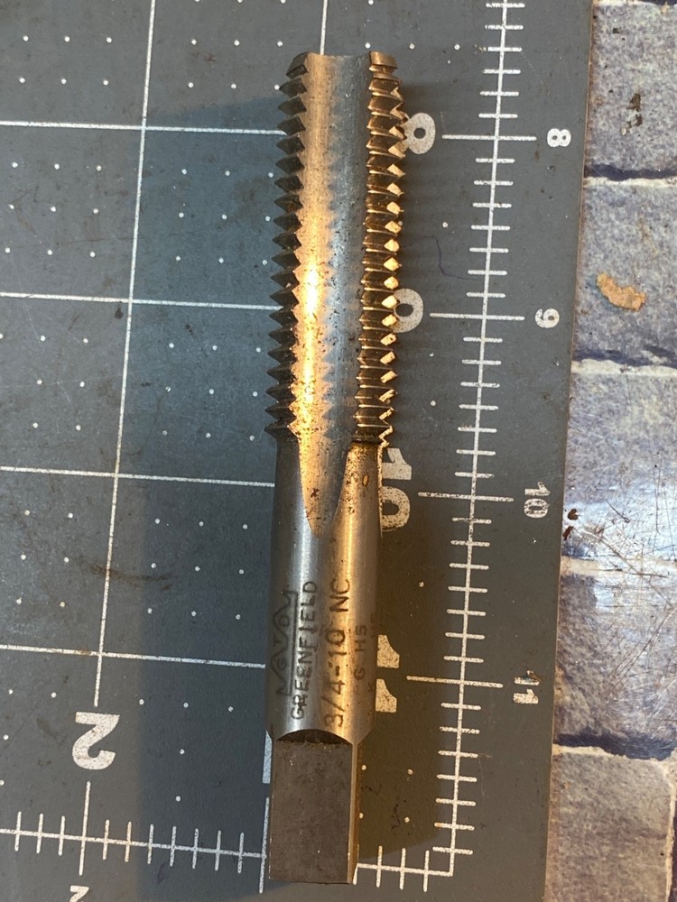 One 3/4″ -10 HSS Tap (GREENFIELD )