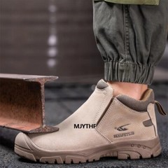 Safety Shoes Men Indestructible Shoes Construction Work Shoes Male Welder Boots