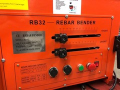 RB32 32mm #10 Electric Rebar Bender Bending Machine 1-1/4″ Steel Rod 3700 Watt