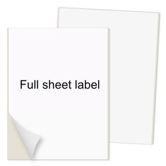 100 Full Sheet Shipping Labels 8.5×11 Self Adhesive Blank Paper for Laser Inkjet
