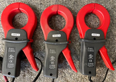 (3) AEMC SR-604 Meter Current Probes Input 1000 Amp Output: 1mA/Amp Powermetrix
