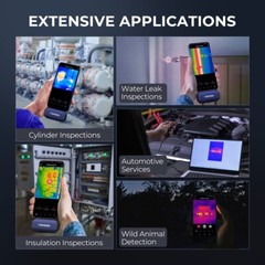 TOPDON TC001 Thermal Camera for Android & PC USB C 256×192 IR High Resolution