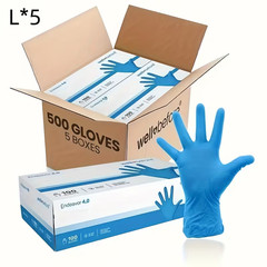 Large Size 500pcs Anti-Slip Nitrile Gloves, Suitable for Aquarium Cleaning