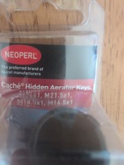 4 NEW NEOPERL 1001843413 CACHE HIDDEN AERATOR KEYS