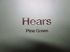 Hears Pine Green Premium earplugs Noise Reduction 17 decibels 25 dB NIB