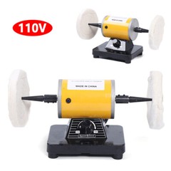 200W Jewellery Polishing Machine Dental Lab Mini Lathe Buffing Polisher Grinder