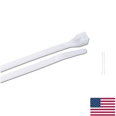Durable 4-Inch Nylon Cable Ties – Self-Locking, 100 Count Pack for Secure Cables
