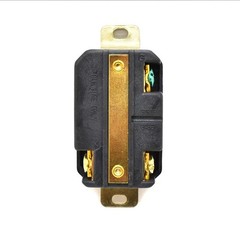 Twist Lock Wall Mount Electrical Receptacle 3 Wire, 30 Amps, 250V, NEMA- YGP017F