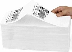 500 Fanfold 4×6” Direct Thermal Shipping Labels for Zebra and Rollo Printers