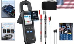 Digital Clamp Meter Multimeter TRMS AC/DC Voltage Current NCV 600A