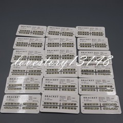 36 Types Dental Bracket Mini/Standard Roth/Edgewise/MBT 018/022 No Hook/3/345