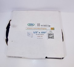 IDL 300 Feet Steel Pallet Strapping Coil 1/2x .020″ x 300′ in Dispensing Box