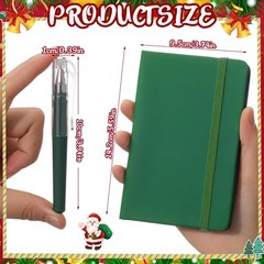 25 Sets Small Notebook with Pen Bulk 5.6” x 3.7” Mini Notebooks and Pens Le…
