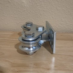 2″ Groove Wheel U-Shaped Sliding Gate Caster Heavy Duty for Sliding Gate