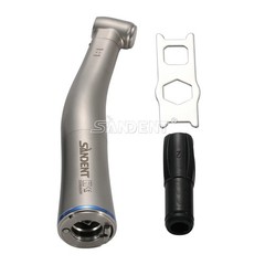 Dental 1:1 Fiber Optic LED Contra Angle Handpiece 4 Spray Push Button fit NSK