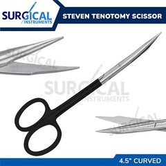 SuperCut Stevens Tenotomy Scissors Surgical Dental 4.5″ Curved German Grade