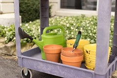 Industrial Utility Service Cart 500 lb Capacity W/ 40×17 Inch Extra Large Size
