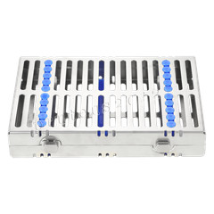 5 DENTAL SURGICAL AUTOCLAVE STERILIZATION CASSETTES RACKS BOX FOR 10 INSTRUMENTS